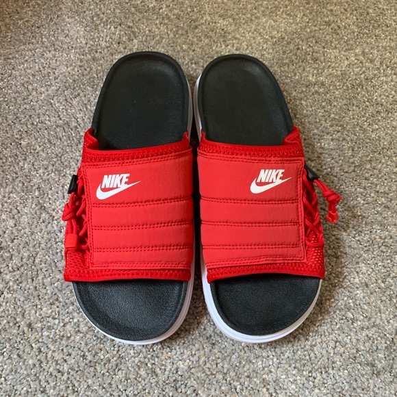 red nike asuna slide